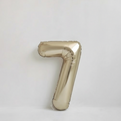 Champagne number balloon 40"