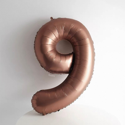 Chocolate Numer Balloon 40"