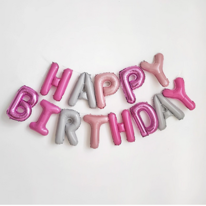Happy Birthday 16” Banner Balloon