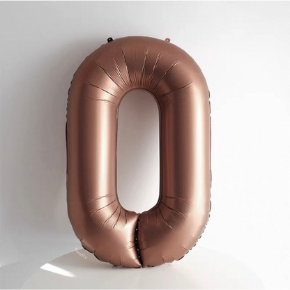 Chocolate Numer Balloon 40"