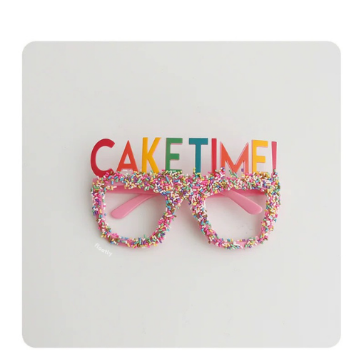 "Cake Time" Glasses