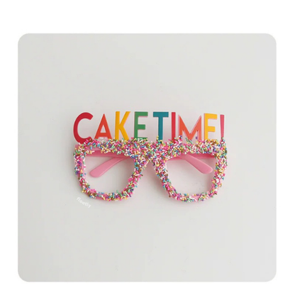 "Cake Time" Glasses