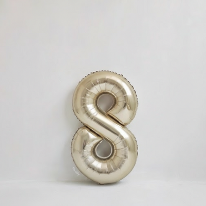 Champagne number balloon 40"