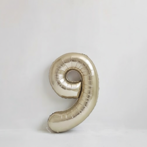 Champagne number balloon 40"