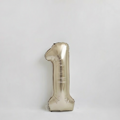 Champagne number balloon 40"