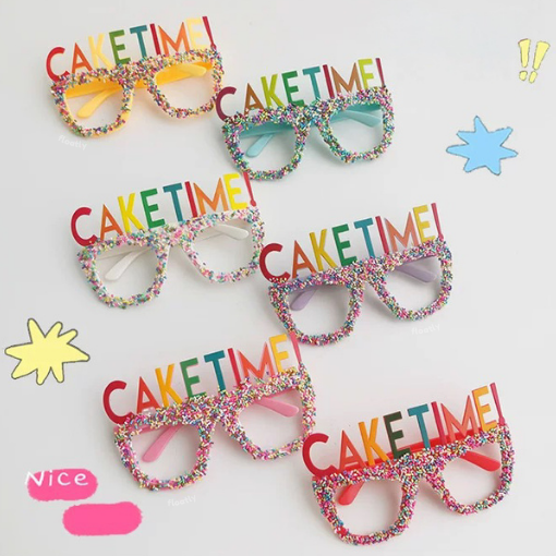 "Cake Time" Glasses