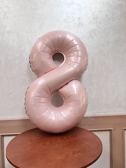 Baby pink number 40”