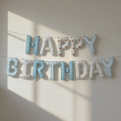 Happy Birthday 16” Banner Balloon