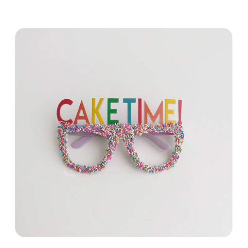 "Cake Time" Glasses