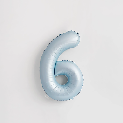 Baby Blue Number 40" Balloon