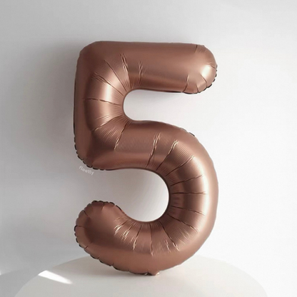 Chocolate Numer Balloon 40"