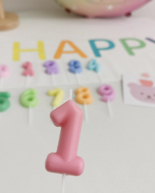 Colorfull Number Candle