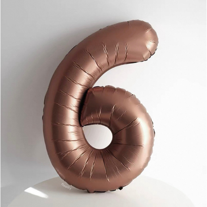 Chocolate Numer Balloon 40"