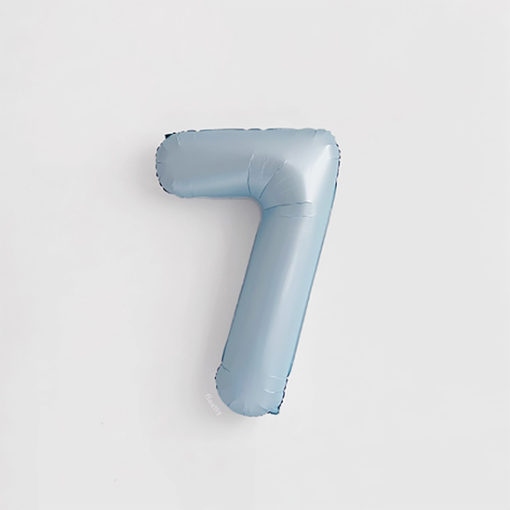 Baby Blue Number 40" Balloon