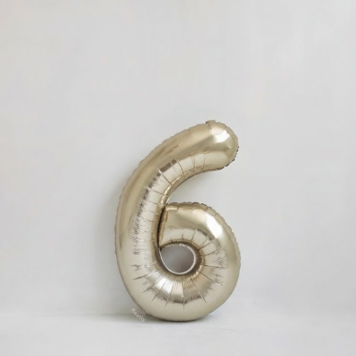 Champagne number balloon 40"