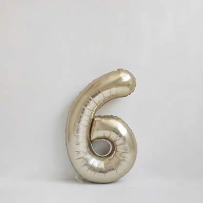 Champagne number balloon 40"