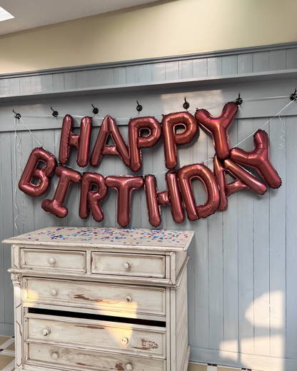 Happy Birthday 16” Banner Balloon