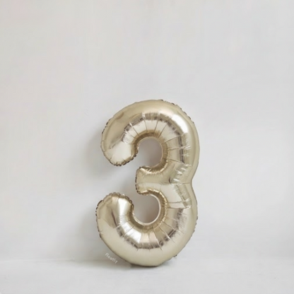 Champagne number balloon 40"