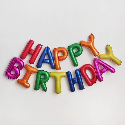 Happy Birthday 16” Banner Balloon