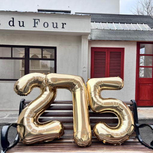 Champagne number balloon 40"