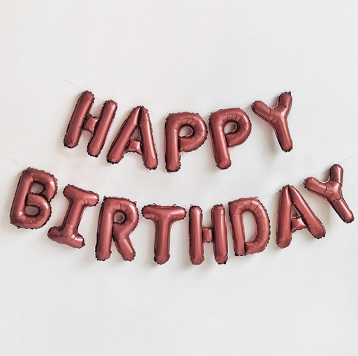 Happy Birthday Banner Balloon