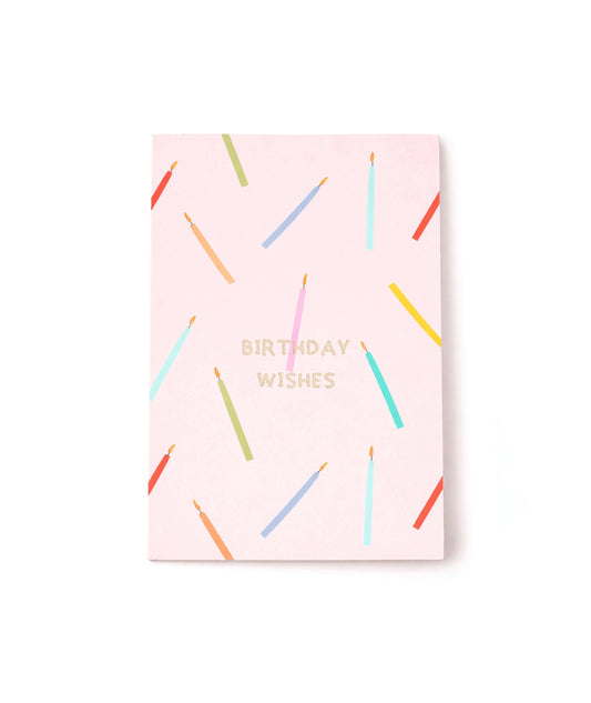 Birthday candles card