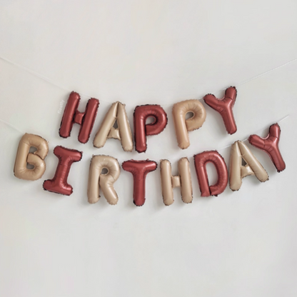 Happy Birthday 16” Banner Balloon