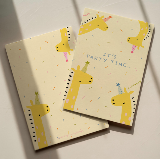 Jiraff birthday card